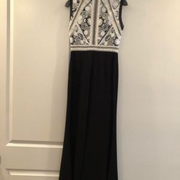 Alexis Black and White Jumpsuit - Picture 11 of 12